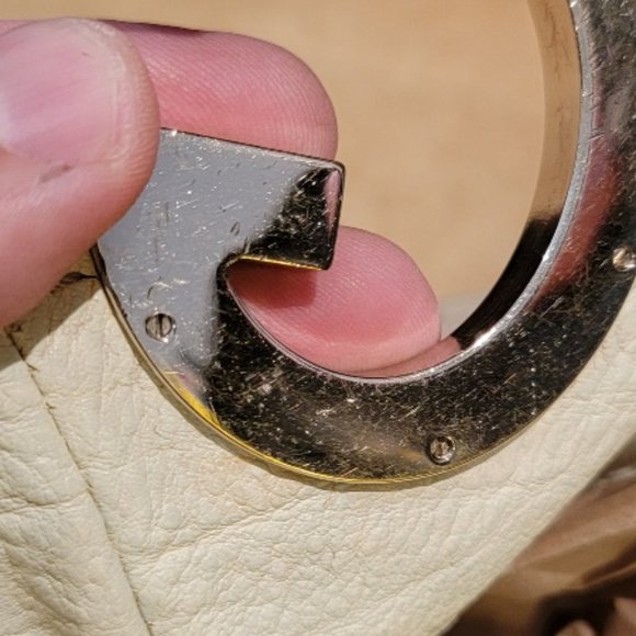 GUCCi Charlotte MUST GO@! Large Canvas Leather Hobo Handbag - Picture 13 of 16